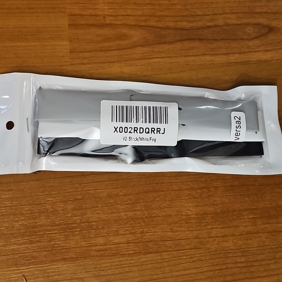 Fitbit Versa 2/3/Sense/Special Edition & Lite Black, White & Grey Athletic Bands - Picture 8 of 12